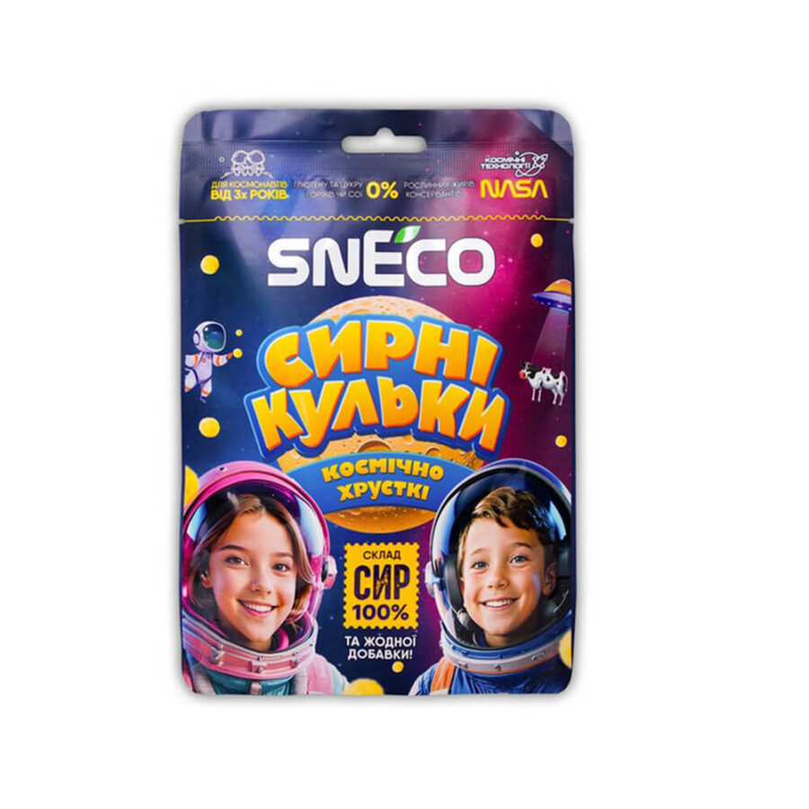 Сир Sneco, для дітей сушений спінений